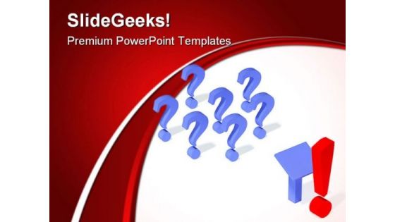 Questions Symbol PowerPoint Templates And PowerPoint Backgrounds 0611