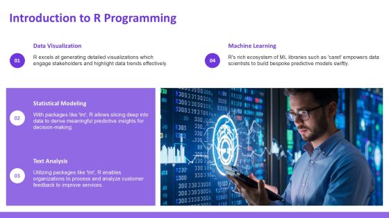 R Programming For Statistical Analysis And Machine Learning PPT Powerpoint AT Slide03