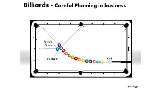 Rack Billiard Balls With Cue PowerPoint Slides And Ppt Diagram Templates