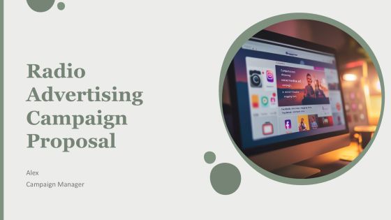 Radio Advertising Campaign Proposal PPT Slides AT
