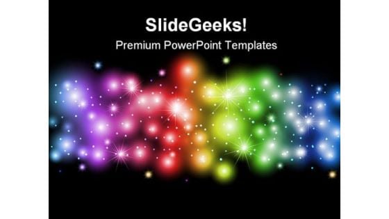 Rainbow Light Effects Abstract PowerPoint Templates And PowerPoint Backgrounds 0211