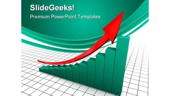 Raising Charts Business PowerPoint Templates And PowerPoint Backgrounds 0711