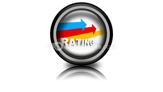 Rating Ppt Icon For Ppt Templates And Slides Cc