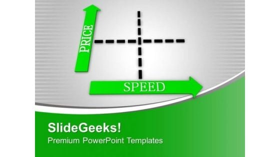 Ratio Of Price Speed Shown By Arrows PowerPoint Templates Ppt Backgrounds For Slides 0313