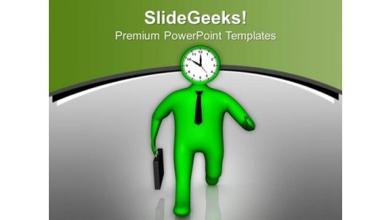 Reach On Time For Meeting PowerPoint Templates Ppt Backgrounds For Slides 0613 Reach On Time For Meeting PowerPoint Templates Ppt Backgrounds For Slides 0613