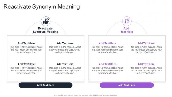 Reactivate Synonym Meaning In Powerpoint And Google Slides Cpb