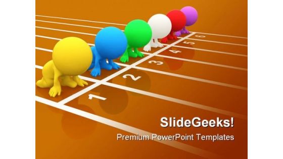 Ready To Race Success PowerPoint Themes And PowerPoint Slides 0811 Ready To Race Success PowerPoint Themes And PowerPoint Slides 0811
