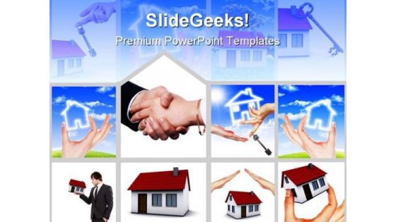 Real Estate Business PowerPoint Templates And PowerPoint Backgrounds 0411