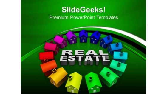 Real Estate Concept Business PowerPoint Templates And PowerPoint Themes 0812