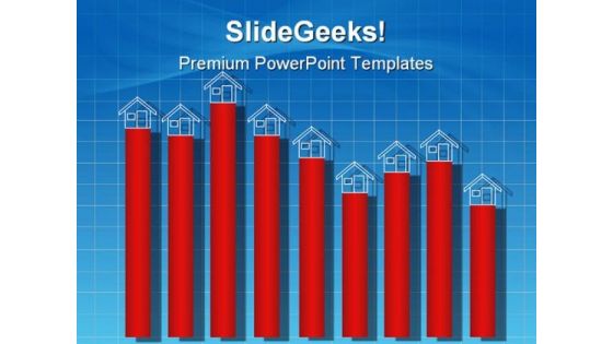 Real Estate Growth Business PowerPoint Templates And PowerPoint Backgrounds 0811