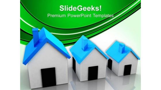 Real Estate Growth Business PowerPoint Templates And PowerPoint Themes 0812