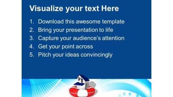 Real Estate Rescue PowerPoint Templates And PowerPoint Themes 0812