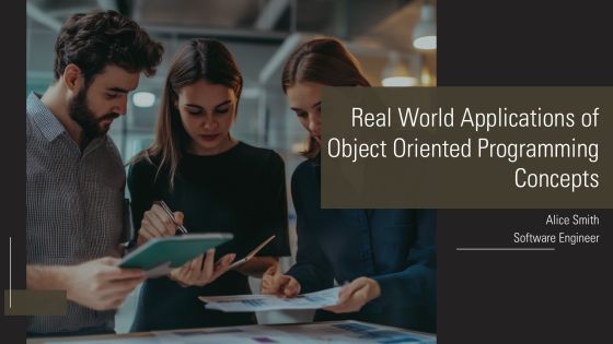 Real World Applications Of Object Oriented Programming Concepts PPT Graphics AT