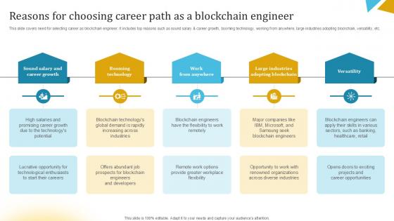 Reasons For Choosing Career Path As A Blockchain Engineer Ppt Example BCT SS V Reasons For Choosing Career Path As A Blockchain Engineer Ppt Example BCT SS V