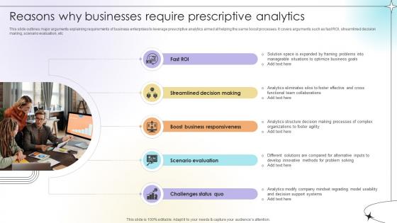 Reasons Why Businesses Require Prescriptive Analytics Data Analytics SS V