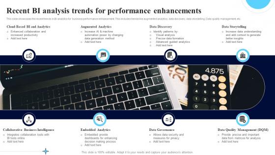 Recent BI Analysis Trends For Performance Enhancements Icons Pdf