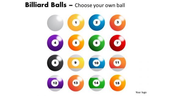 Recreation Billiard Balls PowerPoint Slides And Ppt Diagram Templates