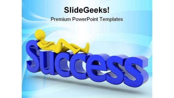 Recreation On Success Business PowerPoint Templates And PowerPoint Backgrounds 0711