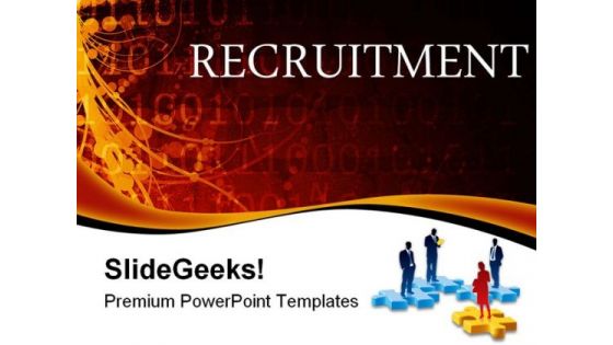 Recruitment Business Abstract PowerPoint Templates And PowerPoint Backgrounds 0411