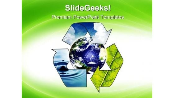 Recycle Environment PowerPoint Templates And PowerPoint Backgrounds 0711