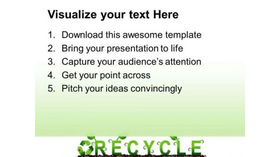 Recycle Environment PowerPoint Templates And PowerPoint Themes 0212