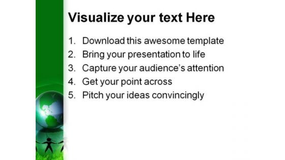 Recycle The World Global PowerPoint Themes And PowerPoint Slides 0511