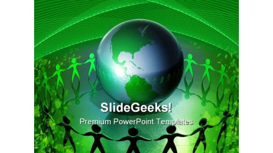 Recycle The World Global PowerPoint Themes And PowerPoint Slides 0511