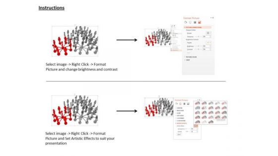 Red And Silver 3d People Networks Ppt Graphics Icons