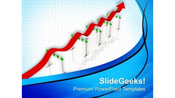 Red Arrow Crossing Hurdles PowerPoint Templates Ppt Backgrounds For Slides 0813 Red Arrow Crossing Hurdles PowerPoint Templates Ppt Backgrounds For Slides 0813