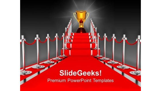 Red Carpet Award Ceremony PowerPoint Templates Ppt Backgrounds For Slides 0113