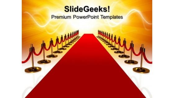 Red Carpet Award Competition PowerPoint Templates And PowerPoint Themes 0812