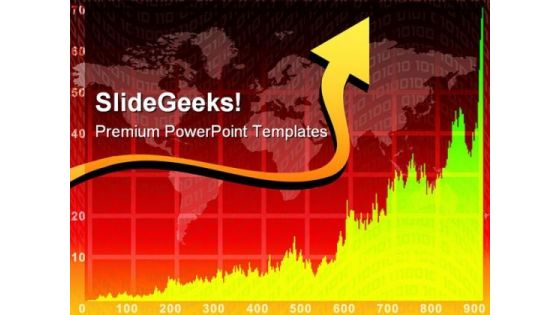 Red Chart Arrow On World Map Background PowerPoint Templates And PowerPoint Backgrounds 0711 Red Chart Arrow On World Map Background PowerPoint Templates And PowerPoint Backgrounds 0711