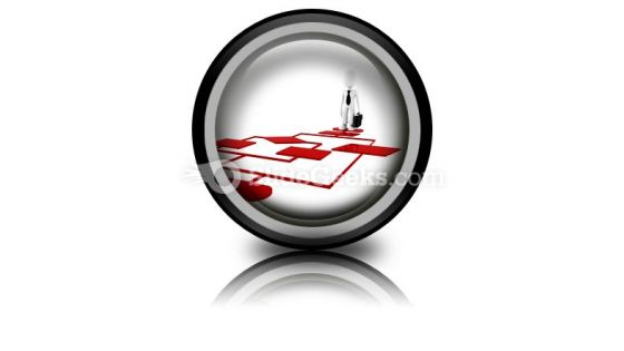 Red Diagram Chart PowerPoint Icon Cc Red Diagram Chart PowerPoint Icon Cc
