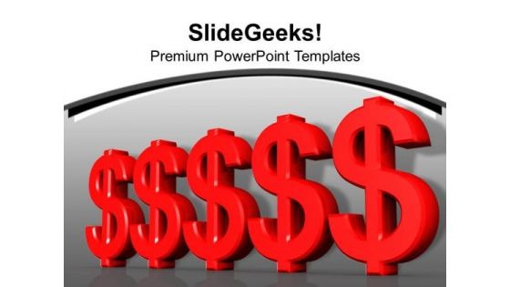 Red Dollar Symbol Business PowerPoint Templates Ppt Backgrounds For Slides 1212 Red Dollar Symbol Business PowerPoint Templates Ppt Backgrounds For Slides 1212