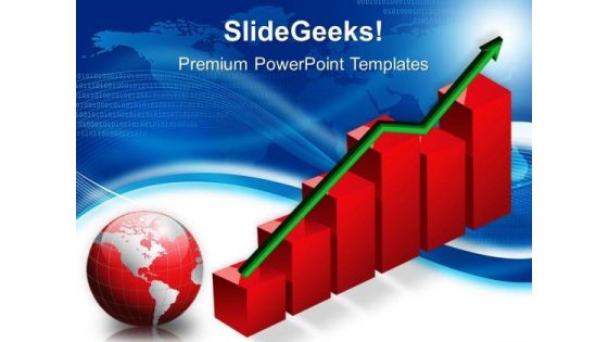 Red Graph Success PowerPoint Templates And PowerPoint Themes 0512