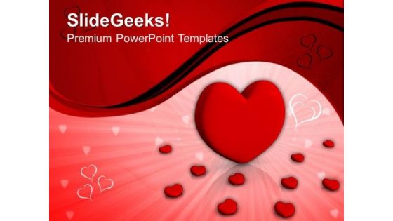 Red Heart PowerPoint Templates And PowerPoint Themes 0912