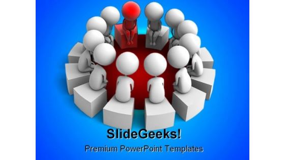 Red Leader Leadership PowerPoint Backgrounds And Templates 0111 Red Leader Leadership PowerPoint Backgrounds And Templates 0111
