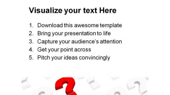 Red Question Mark Business PowerPoint Themes And PowerPoint Slides 0511