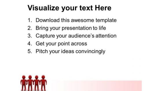 Red Team Teamwork PowerPoint Templates And PowerPoint Themes 0512