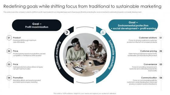Redefining Goals While Shifting Focus Customer Centric Advertising Infographics PDF Redefining Goals While Shifting Focus Customer Centric Advertising Infographics PDF