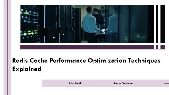 Redis Cache Performance Optimization Techniques Explained PPT Template AT