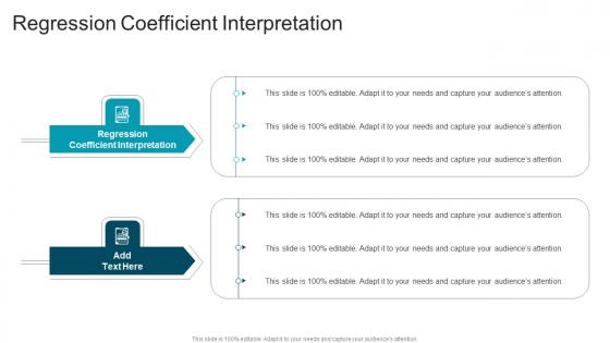 Regression Coefficient Interpretation In Powerpoint And Google Slides Cpb