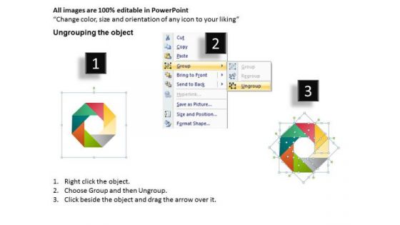 Regular Octagon Diagram PowerPoint Presentation Template