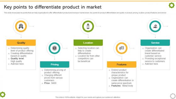 Related And Unrelated Business Key Points To Differentiate Product In Market Strategy SS V