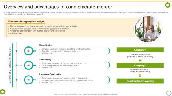Related And Unrelated Overview And Advantages Of Conglomerate Merger Strategy SS V Related And Unrelated Overview And Advantages Of Conglomerate Merger Strategy SS V