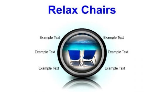 Relax Chairs Beach PowerPoint Presentation Slides Cc