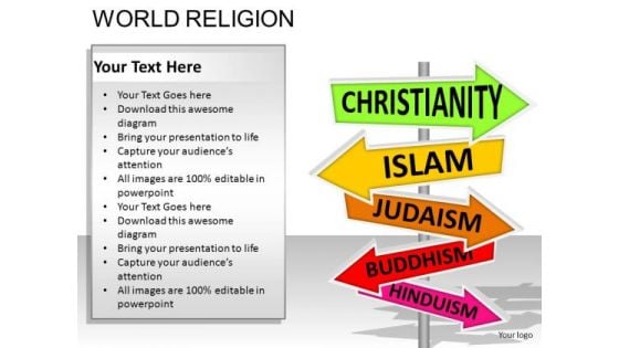 Religion Signs PowerPoint Slides And Ppt Diagram Templates