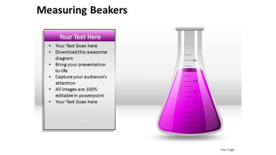 Rendering Measuring Beakers PowerPoint Slides And Ppt Diagram Templates