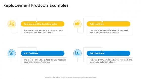 Replacement Products Examples In Powerpoint And Google Slides Cpb