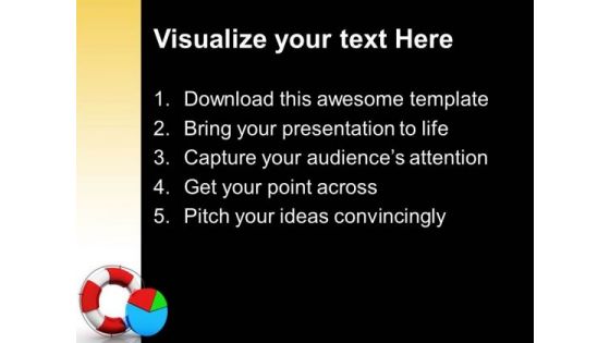 Rescue Icon Statistics Marketing PowerPoint Templates And PowerPoint Themes 0812